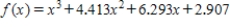 ​Use a graphing utility to approximate all the real zeros of the function   by Newton's Method. ​ A)  ​-1.751, 2.028, 8.61 B)  ​-1.151, 2.97, 9.707 C)  ​-1.071, -1.391, -1.951 D)  ​-1.231, 2.028, 9.736 E)  ​-0.951,2.028,9.736