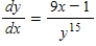 ​Use separation of variables to find the general solution of the differential equation. ​   ​ A)  ​   B)  ​   C)  ​   D)  ​   E)  ​  