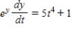 ​Use separation of variables to find the general solution of the differential equation. ​   ​ A)  ​   B)  ​   C)  ​   D)  ​   E)  ​  