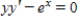 Use the initial condition to find the particular solution of the differential equation. ​   ,   when   ​ A)  ​   B)  ​   C)  ​   D)  ​   E)  ​  