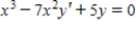 Write the first-order linear differential equation in standard form. ​   ​ A)    B)    C)    D)    E)   