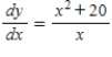 ​Find the general solution of the first-order linear differential equation. ​ ​   ​ A)  �​   B)  ​   C)  ​   D)  ​   E)  ​  
