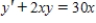​Find the general solution of the first-order linear differential equation. ​ ​   ​ A)  ​   B)  ​   C)  ​   D)  ​   E)  ​  
