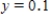 Use the hybrid selection model described to find the percent y (in decimal form) of the population that has the indicated characteristics as a function of time ​t (in generations) . ​   when   ;   when   ​   ​ A)  ​   B)  ​   ​ C)  ​   D)  ​   E)  ​  