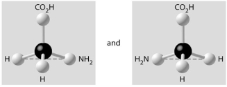 Which of the pairs of molecular structures shown below do not depict enantiomers (enantiomeric forms) of the same molecule? A)    B)    C)    D)    E)   