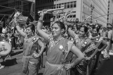 The text describes the way that immigrants from India have established their own cultural norms within New York City. The way the Indian community has chosen to celebrate its ethnicity by holding a large India Day festival is an example of what aspect of ethnicity?   A)  ethnic cleansing B)  ethnic boundary marking C)  national boundary making D)  situational negotiation of identity