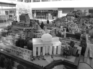 Why is Morrinho important to anthropologists?   A)  It exposes the intersections of class, poverty, power, and kinship through a miniature city. B)  It reveals the fascination Brazilians have for models. C)  It displays the ways that foreign powers have infiltrated Brazil's art world. D)  It acts as a channel for the local population to expose corruption.