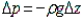 Why is there a minus sign in the hydrostatic equation? (The hydrostatic equation is   .)  A) As pressure decreases, density increases. B) As pressure decreases, gravity increases. C) As pressure decreases, height increases. D) As pressure decreases, height decreases.