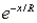 If x is a monetary value (a payoff if positive, a cost if negative) , U(x)  the utility of this value, and R > 0 is the risk tolerance, then the function U(x)  = 1 -   is called a(n) : A)  Poisson utility B)  exponential utility C)  binomial utility D)  normal utility