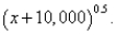 Suppose that a decision maker's risk attitude toward monetary gains or losses x given by the utility function U(x) =   -Show that this decision maker is indifferent between gaining nothing and entering a risky situation with a gain of $80,000 (probability 1/3) and a loss of $10,000 (probability 2/3).