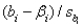 In the standardized value   , the symbol   represents the: A)  mean of   B)  variance of   C)  standard error of   D)  degrees of freedom of  
