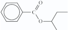 What is the structure of the ester that is formed in the following reaction?   A)    B)    C)    D)   