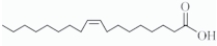 Which structure is correct for oleic acid,a monounsaturated fatty acid? A)    B)    C)    D)   