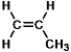 This is a structural formula for propylene.   Which of these does represent a possible arrangement of monomers within polypropylene? A)    B)    C)    D)   