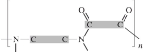 <strong>Dacron is classified as a polyester.Which linkage is correct? (The gray areas represent the monomer backbones. )</strong> A) B) C) D)