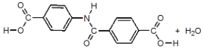<strong>These are the two monomers used to synthesize Kevlar. Which of the following represent the products formed after one condensation reaction between the monomers?</strong> A) B) C) D)