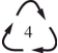This symbol   is an example of the coding symbols found on packaging materials.These symbols let consumers know A) how the plastic was made. B) how to recycle the package. C) if the plastic is dangerous. D) the intended use of the material.