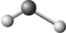 The two chemical bonds and geometry of water are best represented by A)    B)    C)    D)   