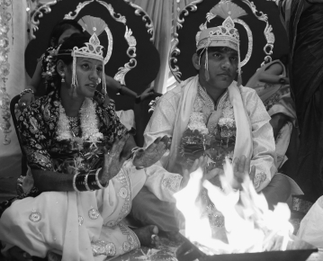 According to the textbook, marriage is a cultural universal, which means that:   A)  norms that relate to marriage are the same across all cultures. B)  due to globalization, divorces in Western societies will inevitably spread and influence the rest of the world. C)  marriage always involves one man and one woman even through marriage ceremonies across cultures. D)  marriage is present in all societies even though the norms related to marriage may differ.