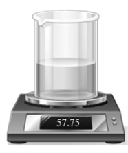 Consider the image shown below.   Which of the following is an appropriate unit to place on this measurement? A) g B) mL C) mm D) cm<sup>3</sup>
