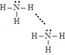 Consider the image given below of a pair of ammonia molecules.Complete the following sentences using the appropriate terms listed below.    covalent bond hydrogen bond ion-dipole attraction donor acceptor -The lower middle hydrogen atom in the upper left ammonia molecule could be a hydrogen bond _____________________.