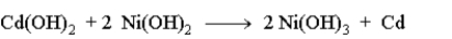 When a nickel-cadmium battery is recharged, the following reaction occurs. What mass in grams of nickel(II) hydroxide is consumed if 2.40 g of Cd is produced?  
