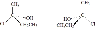 The two molecules listed below have identical properties.  