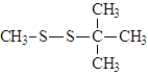 When the following disulfide is reduced the reaction produces:   A)    B)    C)    D) a and b E) a, b and c