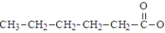 The hexanoate ion has the formula:  