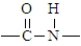 The following representation accurately depicts the structure of a peptide group.  