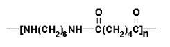 The following polymer is called   A) polyester. B) dacron. C) teflon. D) kevlar. E) nylon-66.