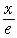 <strong>What is an alternate way in which the term eˣ can be written?</strong> A)   B) loge C) exp(x) D)   <div style=padding-top: 35px> 