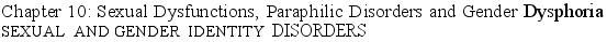 Gender dysphoria is diagnosed when A)  a person's physical sex is inconsistent with the person's gender identity. B)  an individual receives sexual pleasure from cross-dressing.     C)  an individual is born with ambiguous genitalia. D)  all of these are correct.