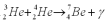 Consider the following fusion reaction   .The mass of   is 3.016029 u,the mass of   is 4.002602 u,and the mass of   is 7.0169298 u.Assuming that the Be atom is at rest after the reaction,calculate the minimum possible energy of the photon g that is released in this reaction. A) 0.5 MeV B) 1 MeV C) 2 MeV D) 3 MeV E) 5 MeV 