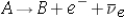  In a  \beta <sup>-</sup> decay process,   .If A has mass 14.0032235 u and B has mass 14.0031592 u,what is the maximum energy of the emitted electron? A) 0.26 keV B) 12.4 keV C) 59.9 keV D) 231keV E) 4186 keV  