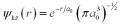 For an electron in the ground state of a hydrogen atom,what is the probability of finding that electron within a Bohr radius of the proton? The ground state wave function for hydrogen is   . A) 0.124 B) 0.261 C) 0.323 D) 0.626 E) 0.752 