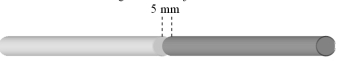 <strong>In the figure,the ends of the two rods are separated by 5 mm at 25<sup> \circ </sup>C.The left rod is brass and 1 m long,whereas the right rod is steel and 1 m long.Assuming that the far ends of both rods rest firmly against rigid wooden supports,at what temperature will the ends of the rods facing each other just touch? </strong> A)181ºC B)152ºC C)136ºC D)196ºC E)201ºC