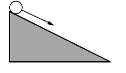 Three objects,a hoop,a disk,and a solid sphere start from the top of a hill and roll without slipping down to the bottom.Which one of the following statements is true?   A) The sphere reaches the bottom first. B) The disk reaches the bottom first. C) The object with the greatest mass reaches the bottom first. D) All three reach the bottom at the same time. E) The hoop reaches the bottom first. 
