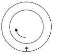 An orbital space station generates  artificial  gravity by spinning.Consider a 100-kg person standing against the outside wall of a doughnut shaped space station with an outer diameter of 2.0 km.What is the period of rotation for the space station such that the space station exerts a force on the person equal to the weight of the person on the surface of the Earth?   A) 4.8 s B) 31 s C) 63 s D) 90 s E) 640 s 