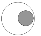 A flat metal disk has a diameter of 27 cm.A smaller disk with a diameter of 11 cm is then cut out of the larger disk.The hole left behind in the larger disk has its edge located at the center of the larger disk.How far from the center of the larger disk is the center of mass of the larger disk with the circular hole?   A) 0.91 cm B) 1.09 cm C) 1.83 cm D) 2.04 cm E) 2.24 cm 
