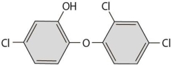    The antimicrobial chemical pictured above in Figure 9.1 is a(n) (phenolic/surfactant/enzyme) compound found in many consumer products.