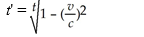 Recall that a π⁺ meson produced at rest has a lifetime of 18 billionths of a second.Thus,in its own reference frame,a π⁺ meson will always think it is at rest and therefore decay after 18 billionths of a second (1.8 × 10⁻⁸ s).Suppose a π⁺ meson is produced in a particle accelerator traveling at 0.998c. a.According to scientists in the lab,how long will the π⁺ meson last compared to its normal lifetime of 18 billionths of a second (e.g. ,shorter,the same,or longer)? b.Recall that the time dilation formula is: where t is the time in the laboratory and is the time for the moving particle.Use the time dilation formula to calculate how long scientists will see the π⁺ meson last before it decays.