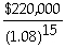 NPV = -$220,000 +   = -$150,646.82