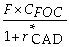 Consider the following equation: S ×   =   The term   in this equation is A)  the appropriate cost of capital from the standpoint of a Canadian investor. B)  the risk-free rate for a foreign investor. C)  the risk-free rate for a Canadian investor. D)  the appropriate cost of capital from the standpoint of a foreign investor.