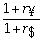 Consider the following equation:   =   (1 +   ) - 1 The term   in this equation refers to A)  the cost of capital in terms of dollars. B)  the risk-free rate of interest on the yen. C)  the risk-free rate of interest on the dollar. D)  the cost of capital for the firm in terms of yen.