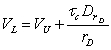 Consider the following formula:   The term   Represents A)  the value of firm with leverage. B)  the present value of the interest tax shield. C)  the preset value of the future interest payments. D)  the interest tax shield each year.