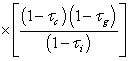 Consider the following equation: P<sub>retain</sub> = P<sub>cum</sub>   The term τ<sub>c</sub> in this equation represents A)  the corporation's tax rate on interest income. B)  the investor's tax rate on interest income. C)  the investor's tax rate on cumulative dividends. D)  the investor's tax rate on capital gains.
