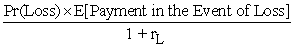 Insurance Premium = The actuarially fair cost of full insurance = = $3.81 million