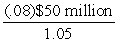Insurance Premium = The actuarially fair cost of full insurance = = $3.81 million