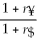 Consider the following equation:   =   (1 +   ) - 1 The term r<sub>¥</sub> in this equation refers to A)  the cost of capital for the firm in terms of yen. B)  the risk-free rate of interest on the dollar. C)  the cost of capital in terms of dollars. D)  the risk-free rate of interest on the yen.